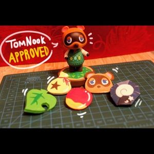 Animal Crossing Clay Fossil Pin - Handmade